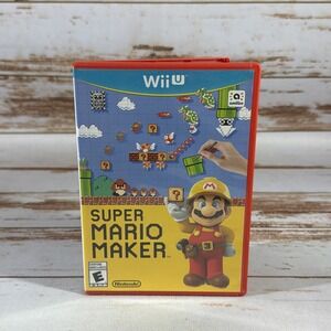 Super Mario Maker CIB W/ Manual - Tested - Wii U